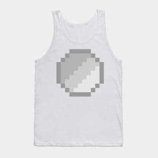 Silver Coin Pixel Art Tank Top